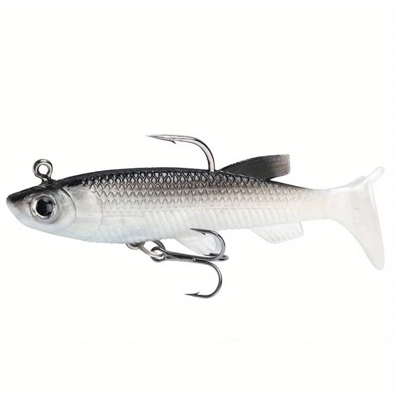 5Pcs Realistic Soft Bait-8Cm Swim-Bait-High-Quality Sharp Hooks- for Freshwater/Saltwater PREDATORS