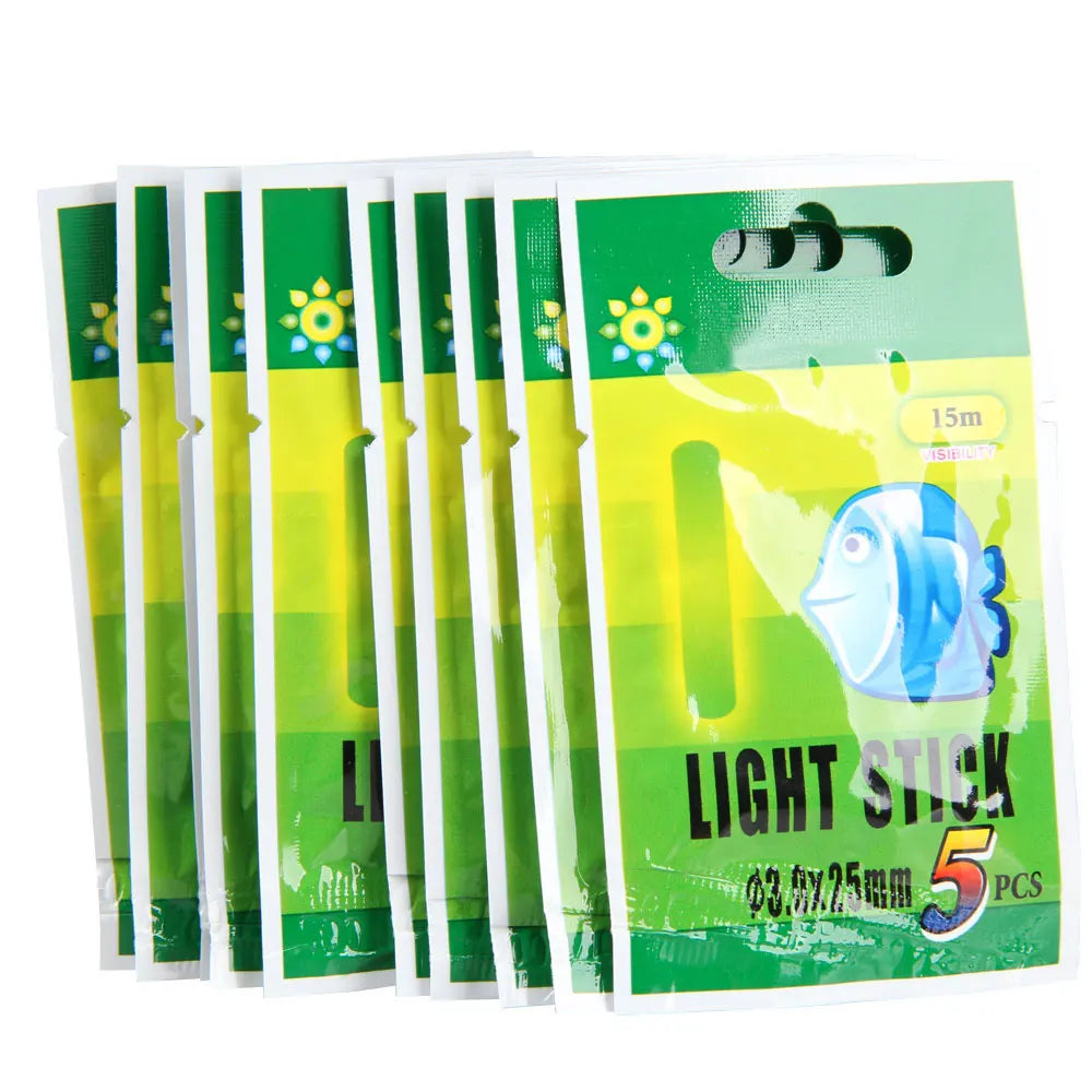 50PCS Fishing Float Light Stick Fluorescent Night Float , Glow Stick