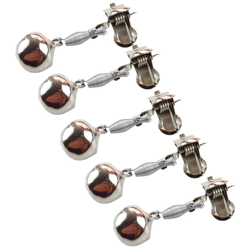5/10PCS Rod Tip Clamp- Fishing Pole Bite Alarm/ Alert, Adjustable Metal Fish Alarm Bells