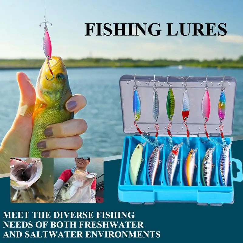 Jerk Bait 12X Floating, With Box- Crankbaits For Bass,and all Predators