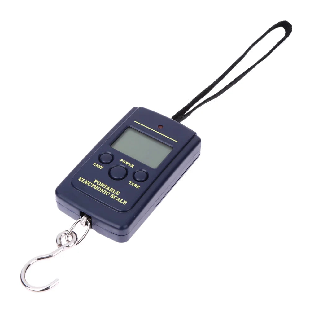 40Kg X 10g Mini LCD, Hanging Fishing Hook Scale