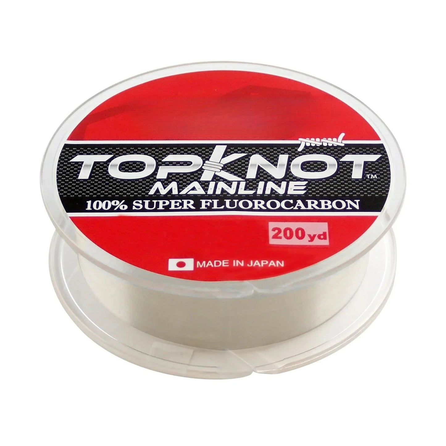 Topknot 100% Fluorocarbon Main Line 20lb 200yd Clear
