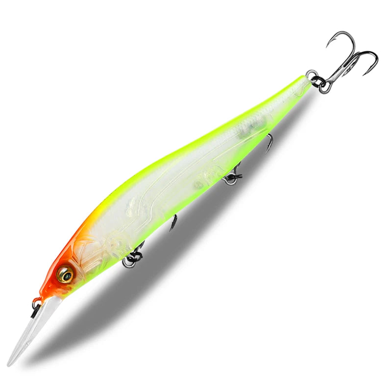 ASINIA Professional 110mm 14g Dives 1.8m/ SP Fishing Lures
JERKBAIT FOR BASS, PIKE, WALLEYE, TROUT/SALMON, PERCH, CRAPPIE