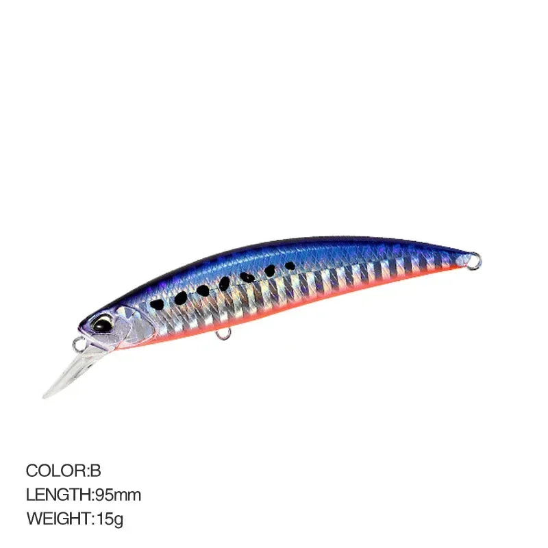 9.5cm 15g SPEARHEAD RYUKI 95S Long Cast, Sinking, Jerkbait