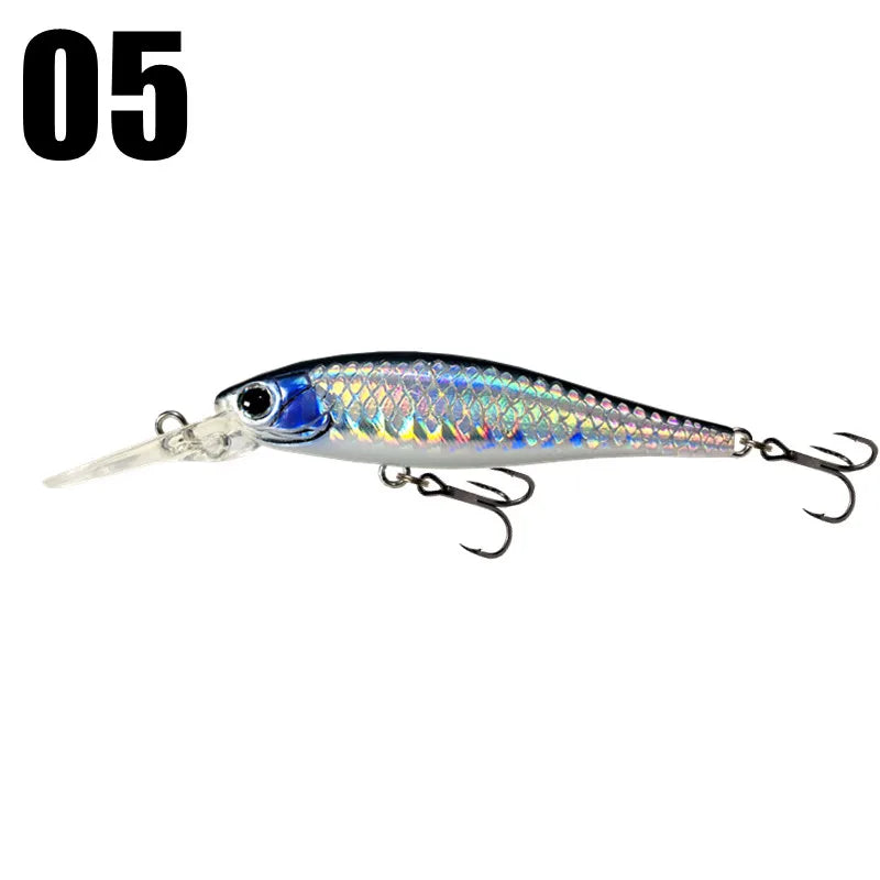 6cm 4.7g Deep Diving Crankbait for BASS, PERCH, WALLEYE, PIKE, SALMON/TROUT