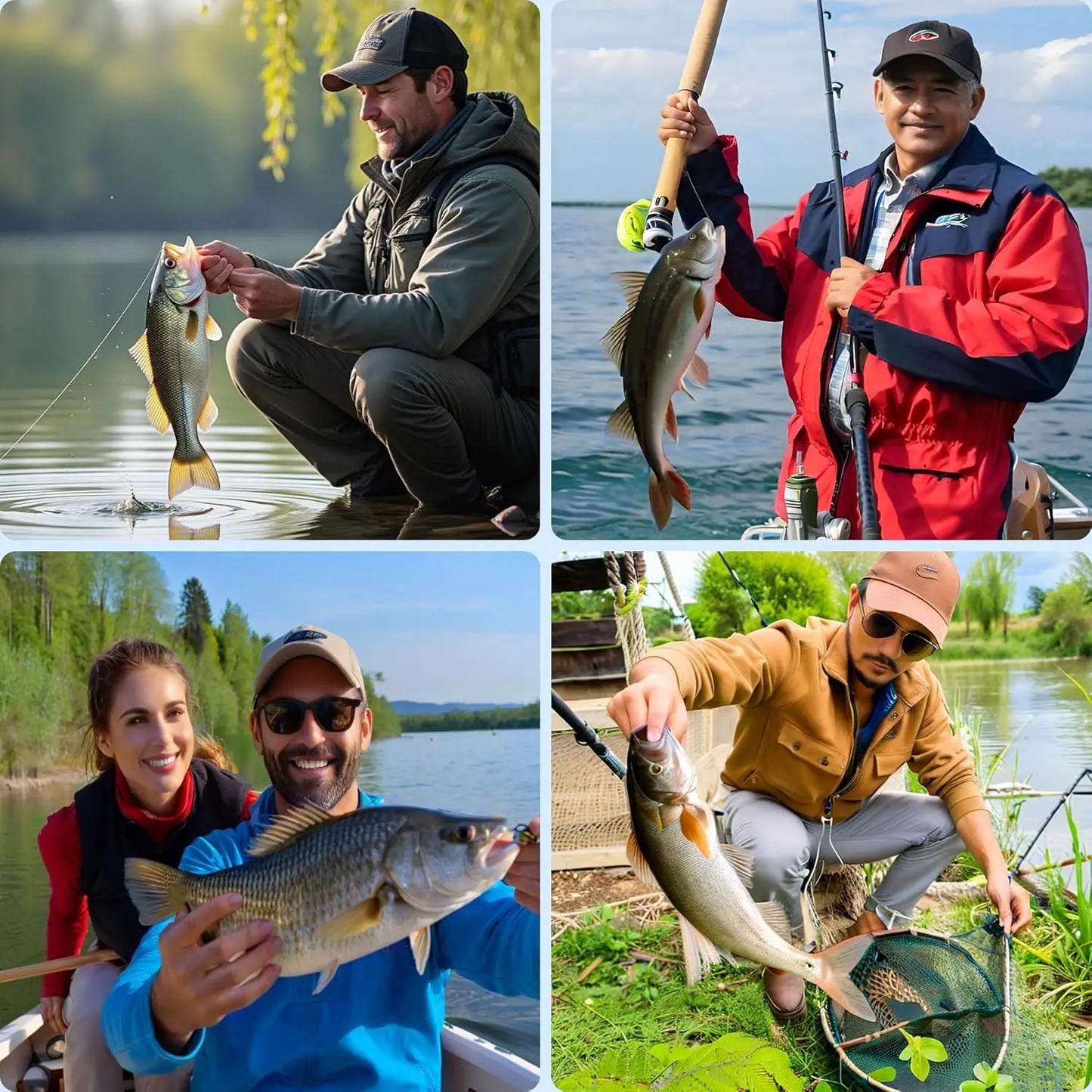 40 Pack Jig Heads Set with Box, For Soft plastics , Saltwater- Freshwater Tackle Kit