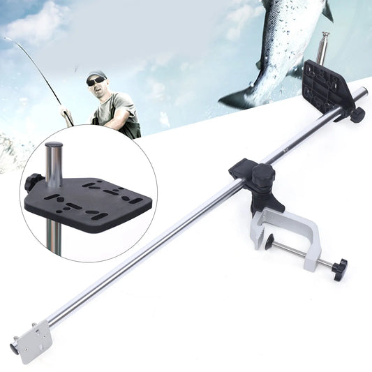 Universal 360° Rotatable Portable Transducer & Fishfinder Mounting Bracket for All Boats, Kayaks – Lightweight, Adjustable