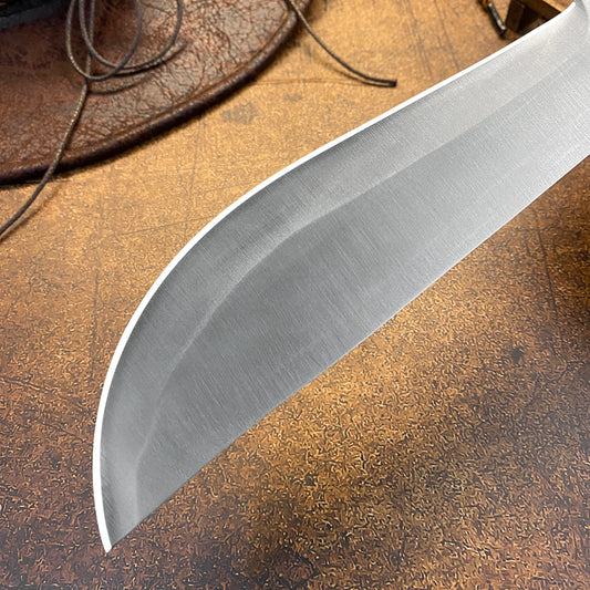 Stainless steel camping knife - Outdoor hiking knife, climbing knife, fishing knife, men's knife, with safety guard handle