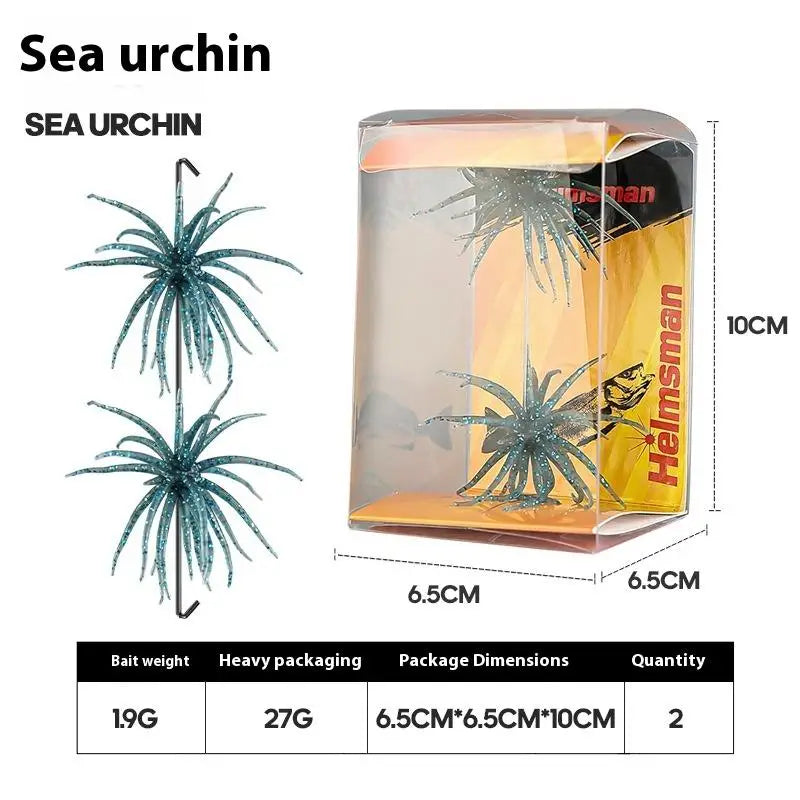 1/2Pcs Simulated Sea Urchin Lures- Soft Silicone- For Bream, Pike, Sea Bass, Tilapia- Gears TPR Fishing Lure
THIS IS THE HOT NEW BASS BAIT!