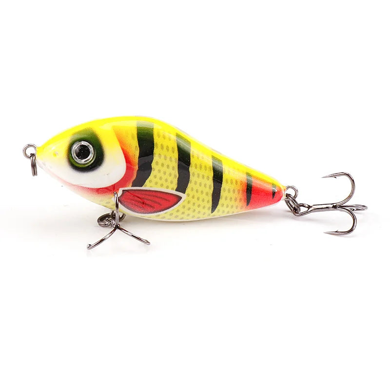 TREHOOK 6cm/8cm/10cm Slider, VIB, LIPLESS CRANKBAIT-- excellent for PIKE, BASS, WALLEYE, SALMON/STEELHEAD