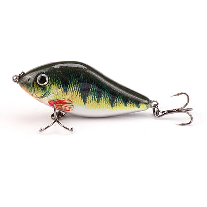 TREHOOK 6cm/8cm/10cm Slider, VIB, LIPLESS CRANKBAIT-- excellent for PIKE, BASS, WALLEYE, SALMON/STEELHEAD