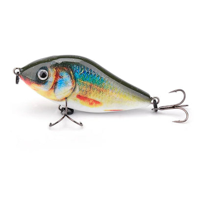 TREHOOK 6cm/8cm/10cm Slider, VIB, LIPLESS CRANKBAIT-- excellent for PIKE, BASS, WALLEYE, SALMON/STEELHEAD