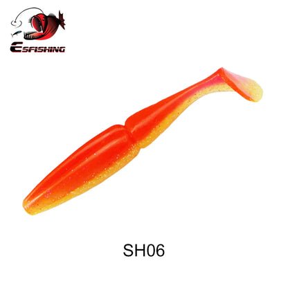 ESFISHING Pike, Walleye, Bass Fishing Lure 100mm125mm155mm 200mm- Easy Shiner- boot tail