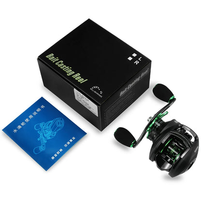 LINNHUE Best Baitcasting Reel BS2000 8.1:1 High Speed, with Spare Spool, Saltwater- Freshwater