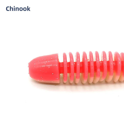Chinook Split Tail, Soft Bait - Silicone Finesse Bait, Crawfish