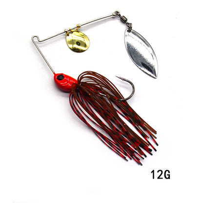 1pcs Fishing Lure 12/17g Spinnerbait-Double Willow Leaf Blades- BASS, PIKE & Other PREDATORS