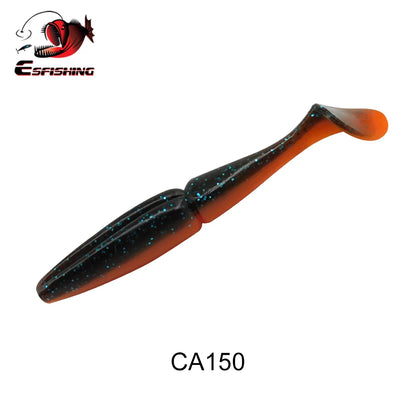 ESFISHING Pike, Walleye, Bass Fishing Lure 100mm125mm155mm 200mm- Easy Shiner- boot tail