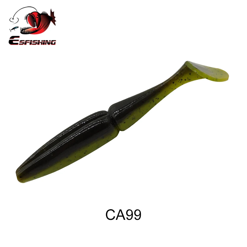 ESFISHING Pike, Walleye, Bass Fishing Lure 100mm125mm155mm 200mm- Easy Shiner- boot tail