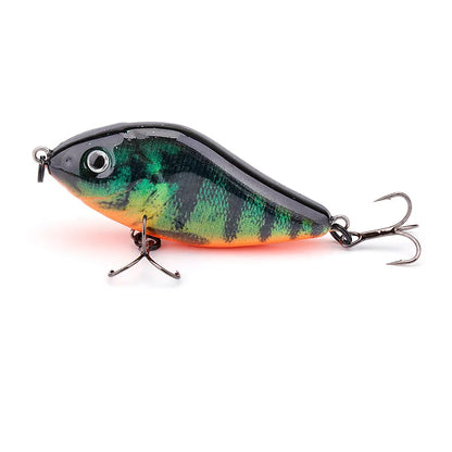 TREHOOK 6cm/8cm/10cm Slider, VIB, LIPLESS CRANKBAIT-- excellent for PIKE, BASS, WALLEYE, SALMON/STEELHEAD