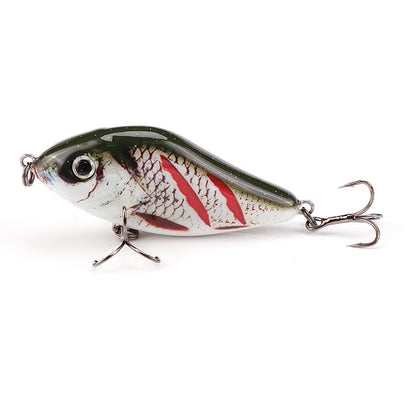 TREHOOK 6cm/8cm/10cm Slider, VIB, LIPLESS CRANKBAIT-- excellent for PIKE, BASS, WALLEYE, SALMON/STEELHEAD