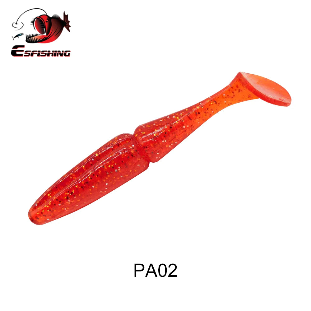 ESFISHING Pike, Walleye, Bass Fishing Lure 100mm125mm155mm 200mm- Easy Shiner- boot tail