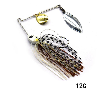 1pcs Fishing Lure 12/17g Spinnerbait-Double Willow Leaf Blades- BASS, PIKE & Other PREDATORS