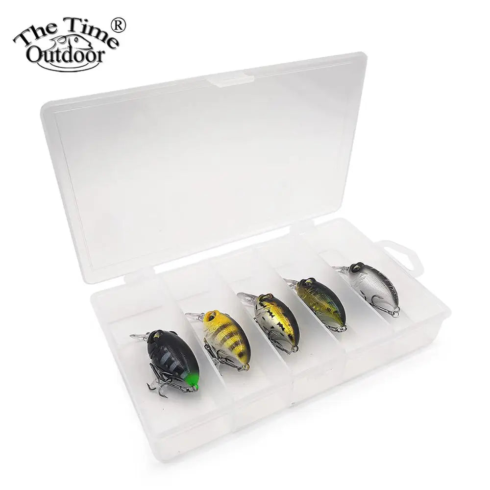 5pcs/box TheTime- SRX, 40mm/8g- Floating Crankbaits For Trout, Perch, Bass, Zander & ALL Predators