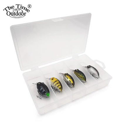 5pcs/box TheTime- SRX, 40mm/8g- Floating Crankbaits For Trout, Perch, Bass, Zander & ALL Predators