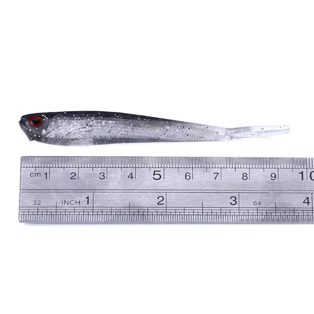 5pcs/lot Soft Lure 2g 4g 7g Silicone Swimbaits for Bass, Carp, Trout, Walleye, Pike etc.