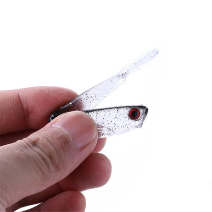 5pcs/lot Soft Lure 2g 4g 7g Silicone Swimbaits for Bass, Carp, Trout, Walleye, Pike etc.