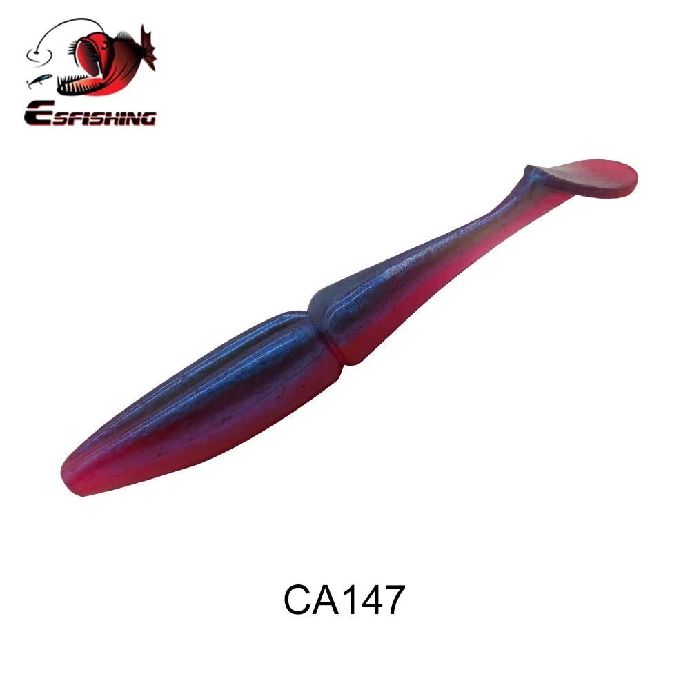 ESFISHING Pike, Walleye, Bass Fishing Lure 100mm125mm155mm 200mm- Easy Shiner- boot tail