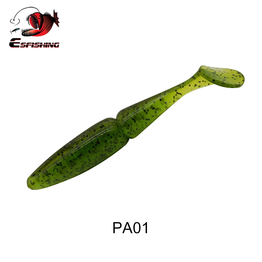 ESFISHING Pike, Walleye, Bass Fishing Lure 100mm125mm155mm 200mm- Easy Shiner- boot tail