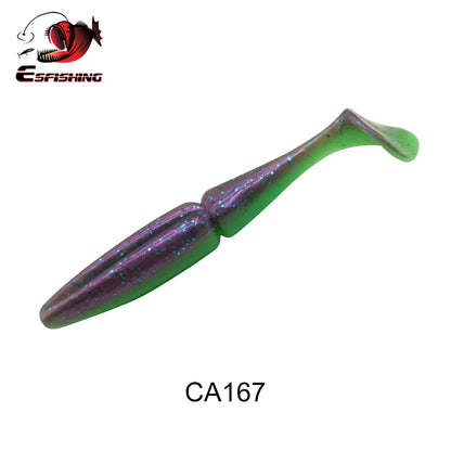 ESFISHING Pike, Walleye, Bass Fishing Lure 100mm125mm155mm 200mm- Easy Shiner- boot tail