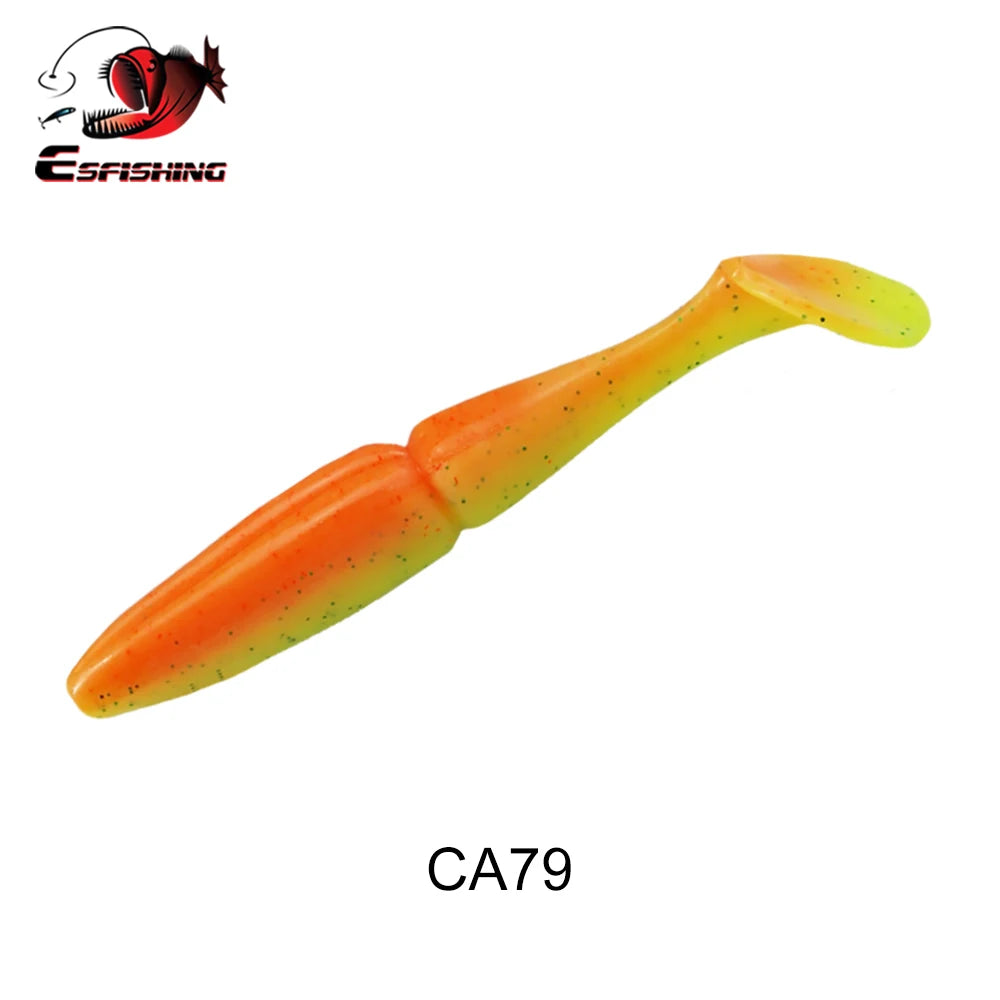 ESFISHING Pike, Walleye, Bass Fishing Lure 100mm125mm155mm 200mm- Easy Shiner- boot tail