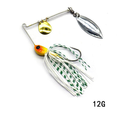 1pcs Fishing Lure 12/17g Spinnerbait-Double Willow Leaf Blades- BASS, PIKE & Other PREDATORS