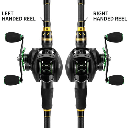 LINNHUE Best Baitcasting Reel BS2000 8.1:1 High Speed, with Spare Spool, Saltwater- Freshwater