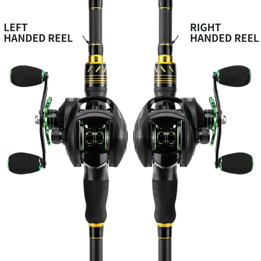 LINNHUE Best Baitcasting Reel BS2000 8.1:1 High Speed, with Spare Spool, Saltwater- Freshwater