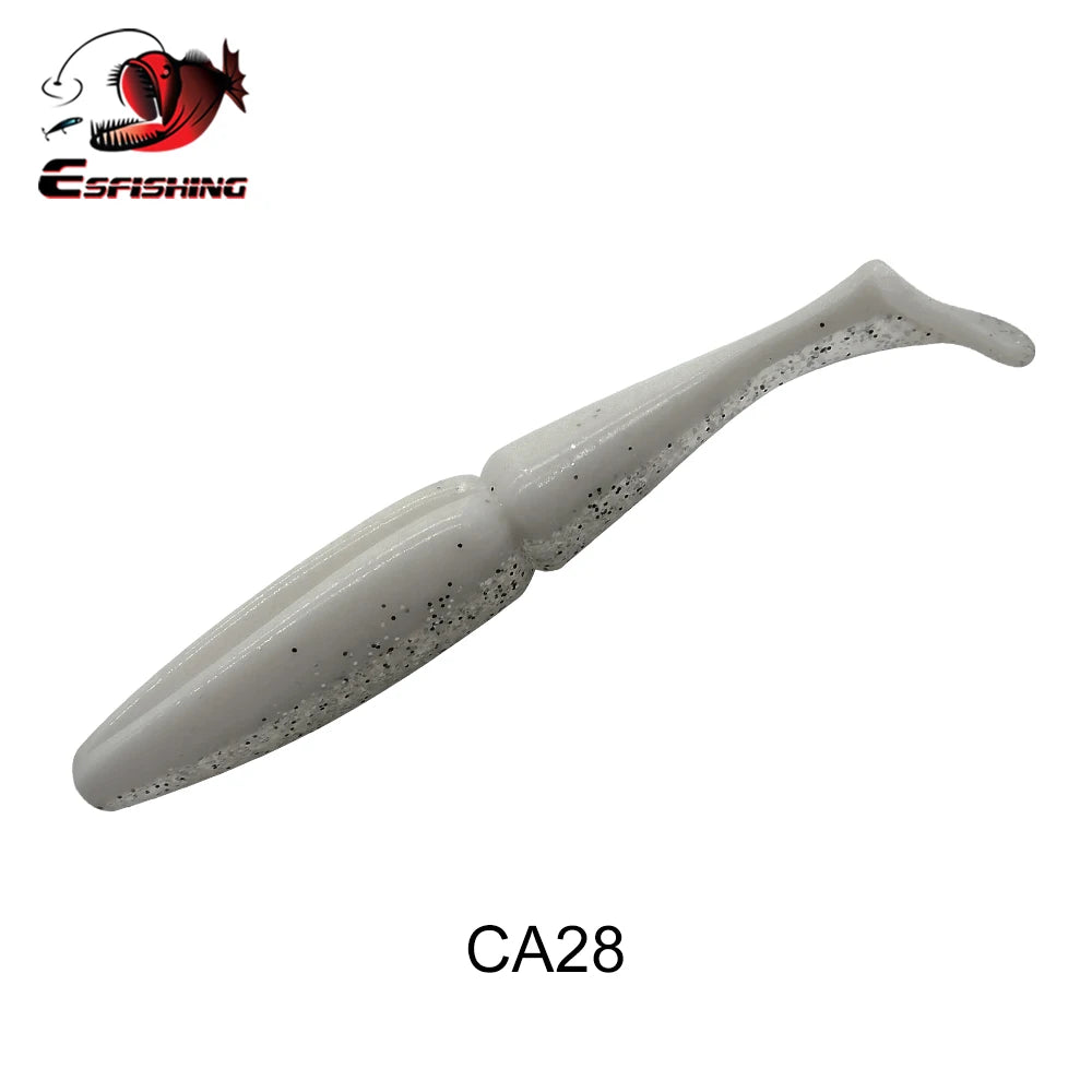 ESFISHING Pike, Walleye, Bass Fishing Lure 100mm125mm155mm 200mm- Easy Shiner- boot tail