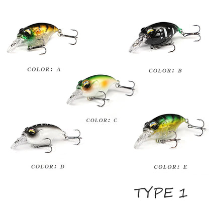 5pcs/box TheTime- SRX, 40mm/8g- Floating Crankbaits For Trout, Perch, Bass, Zander & ALL Predators