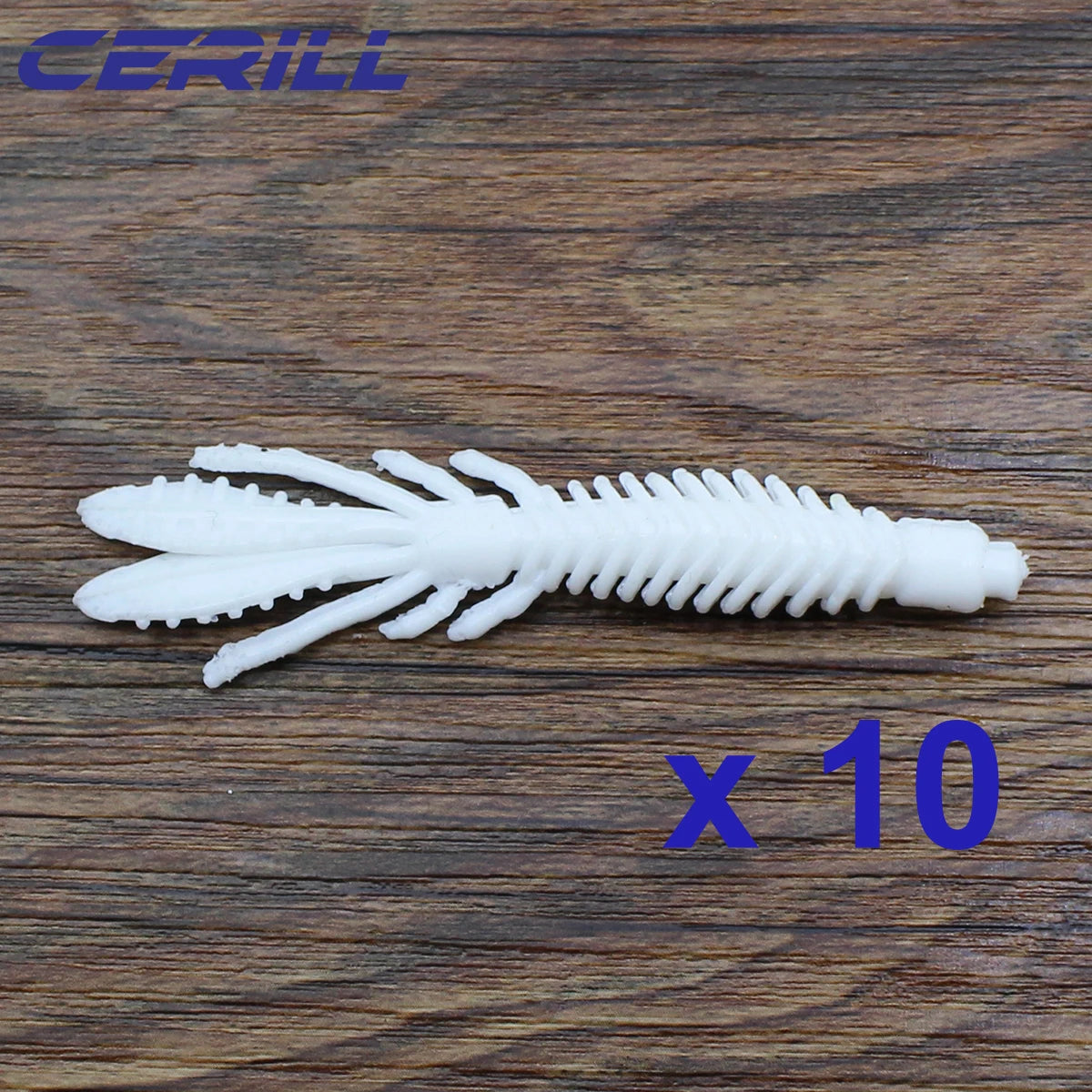 Cerill 10 PCS Floating Shrimp Soft Lure