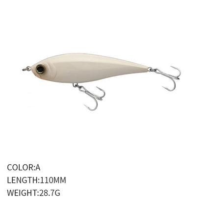 110mm 28.7g Pencil Fishing Lures Sinking Inshore Twitch Bait-Trout, Bass,Pike