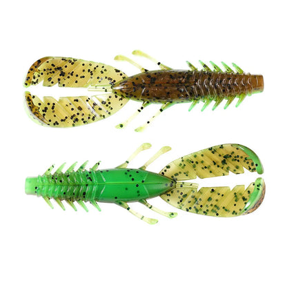 SUNMILESUNMILE 8pcs 75mm2.95inch Craw Baits,Softbats- Bass Baits