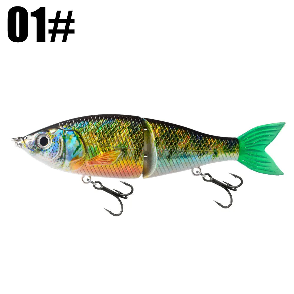 GREENSPIDER 7.09INCH 3.19OZ  Multi Jointed Swimbait  - Slow-Sinking/ Glide Bait
GREAT FOR BASS, PIKE, STRIPER, SNOOK, TARPON, REDFISH & OTHER INSHORE SPECIES