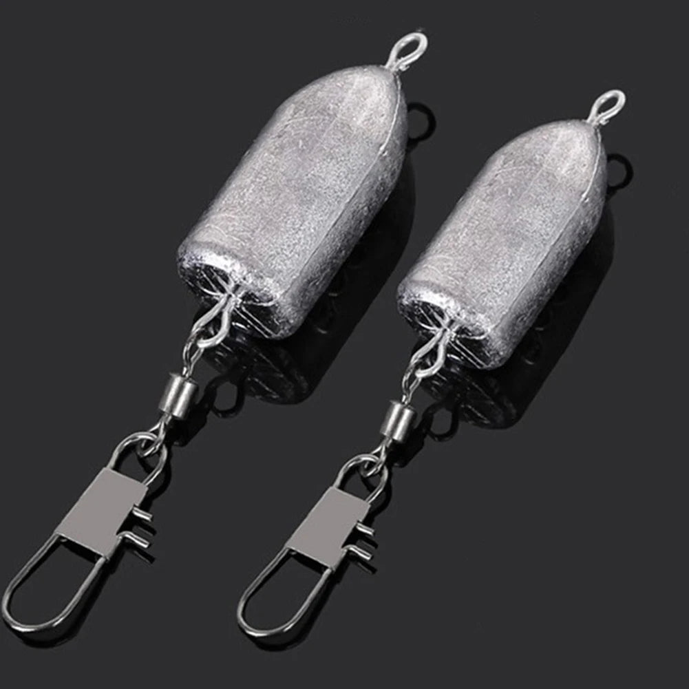 Bullet Sinker Rolling Swivel Interlock Snap Connector Inline 10g-60g