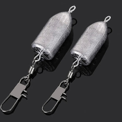 Bullet Sinker Rolling Swivel Interlock Snap Connector Inline 10g-60g