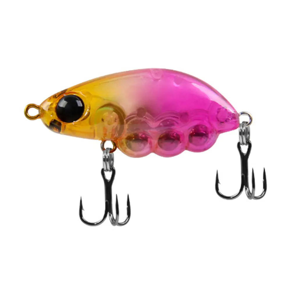 3.9g/35mm Mini Hard Bait Fixed Weight Steel Ball Trout Lure, for Perch, Trout, Bass