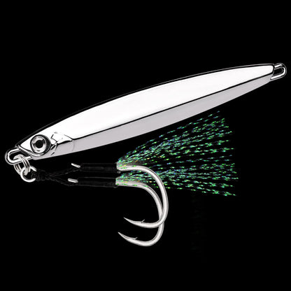 Jigging Lure 60g 80g 100g Long Casting, Hard Bait for Sea Bass, Big Gamefish