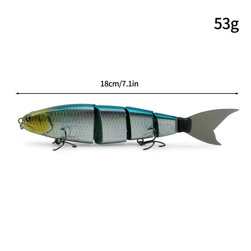 Balam Glide Bait- Pike Lure- Bass, Catfish- Saltwater Hard Lure- Glidebait- Leurre De Pêche