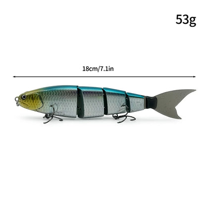 Balam Glide Bait- Pike Lure- Bass, Catfish- Saltwater Hard Lure- Glidebait- Leurre De Pêche