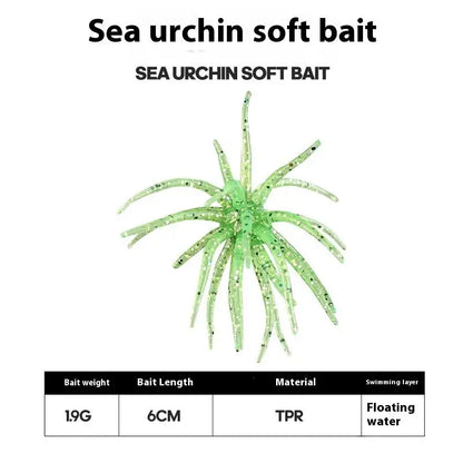 1/2Pcs Simulated Sea Urchin Lures- Soft Silicone- For Bream, Pike, Sea Bass, Tilapia- Gears TPR Fishing Lure
THIS IS THE HOT NEW BASS BAIT!